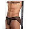 Banana Cabana Bikini Mesh Md/lg Black