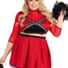 Varsity Babe 3pc Set 1x/2x Red