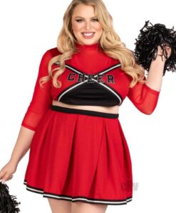 Varsity Babe 3pc Set 3x/4x Red