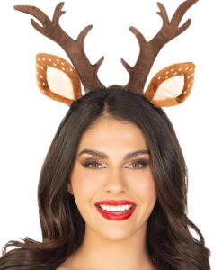 Fawn Ear Antler Headband Os Brown