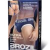 Brozil Open Back Mesh Brief S/m Nvy