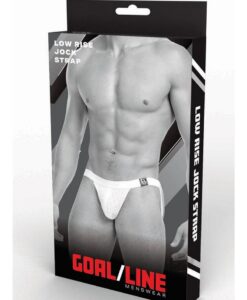 Goal Line Low Rise Jockstrap S/m Wht