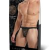 Lace King Lace Gstring M/l Blk