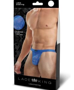 Lace King Lace Gstring L/xl Blu