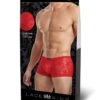 Lace King Lace Trunks S/m Red