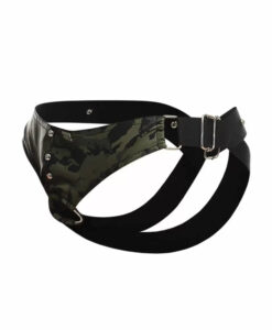 Dngeon Cockring Jockstrap Army One Size