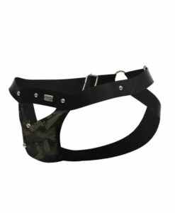 Dngeon Peekaboo Jockstrap Army One Size