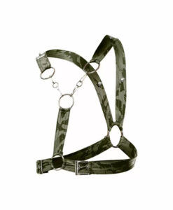 Dngeon Cross Chain Harness Army One Size