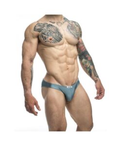 Malebasics Justin + Simon Classic Bikini Metal Green L