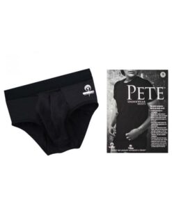 Spareparts Pete Briefs Nylon Packing Underwear Black Size Xl