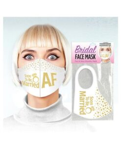 Soon To Be Married Af Glitter Mask
