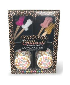 Glitterati Penis Cupcake 48pc Set