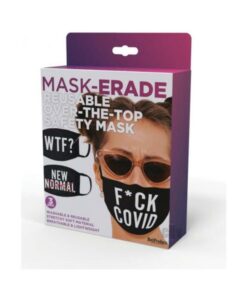 Maskerade Masks - F Covid/wtf?/new Normal - 3-pack.