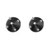 Nipplicious Temptress Leather Pasties W/ Studs Black