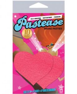 Alternative view of Heart Neon Pink Pasties O/S