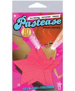 Alternative view of Pastease Basic Star Black Light Reactive - Neon Pink O/s