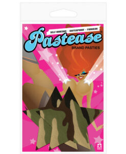 Alternative view of Pastease Camo Star Pasties O/S