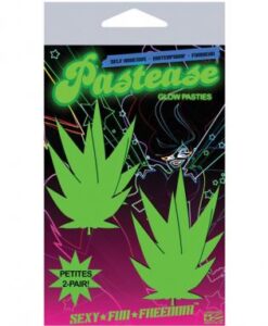 Alternative view of Pastease Petites Glow in the Dark Leaf O/S 2 Pack