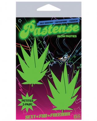 Pastease Petites Glow in the Dark Leaf O/S 2 Pack - Image 2
