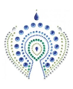 Alternative view of Bijoux Indiscrets Flamboyant Rhinestone Body Decorations Blue/green