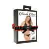 Barely Bare Peek-a-boo Bralette Set Black Os