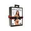 Barely Bare Fig Leaf Bra & Panty Set Black O/s