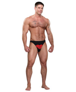 Hot Lips Bikini Black One Size