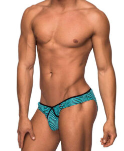 Tranquil Abyss Mini Bikini Seafoam/Blk Small