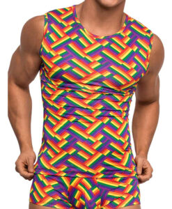 Pride Fest Fitness Tank Print S