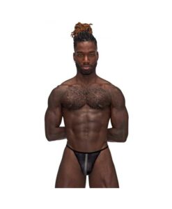 Mp Landing Strip Micro Thong Black S/m