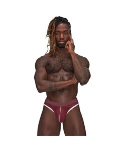 Mp Sport Mesh Sport Thong Burgundy L/xl