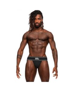 Male Power Modal Rib Jock Black L/xl