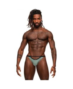 Male Power Magnificence Micro V Thong Jade L/xl