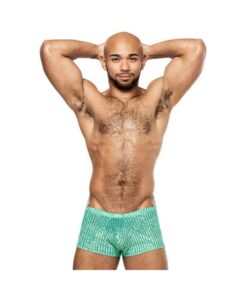 Male Power Caribbean Crush Mini Short Mint M