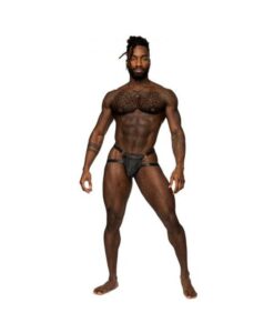Male Power Rude Awakening Ring Jock Black S/m