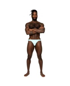 Male Power Easy Breezy Thong Sleeve Aqua L/xl