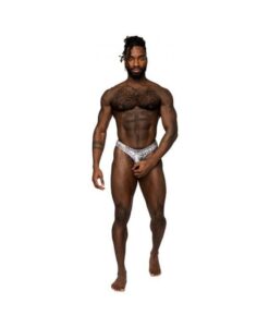 Male Power S'naked Power Sock Silver/black S/m
