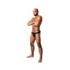 Male Power Kaleidickscope Strappy Ring Jock Black S/m