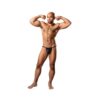Male Power Kaleidickscope Posing Strap Black O/s