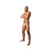 Male Power Cabana Banana Bong Thong Yellow/grey S/m