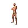 Male Power Petal Power Micro Thong Daisy Print L/xl