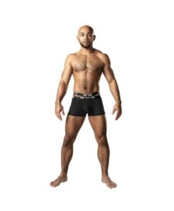 Male Power Infinite Comfort Amplifying Strappy Pouch Short Black L