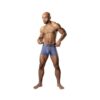 Male Power Infinite Comfort Amplifying Strappy Pouch Short Periwinkle Xl