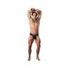 Male Power Infinite Comfort Amplifying Strappy Thong Black L/xl
