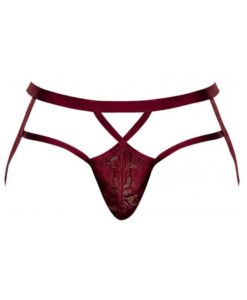 Alternative view of Lucifer Strappy Jock Burgundy S/m