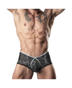 Marble Mesh Mini Short Black Large