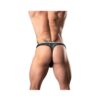 Male Power Marble Mesh Mini Thong Black S/m