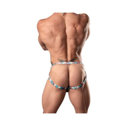 Your Lace Or Mine Thong Red White & Blue L/xl - Image 2