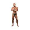 Male Power Hazy Dayz Jock Pot Leaf L/xl