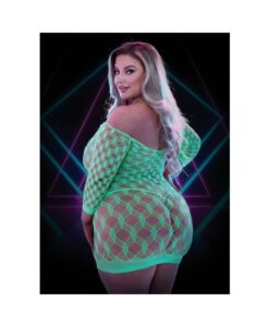 Lapdance Glow In The Dark Mini Dress Q/s